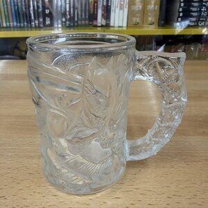 BATMAN FOREVER McDonald’s DC Comic Glass Mug - Made in France (1995)